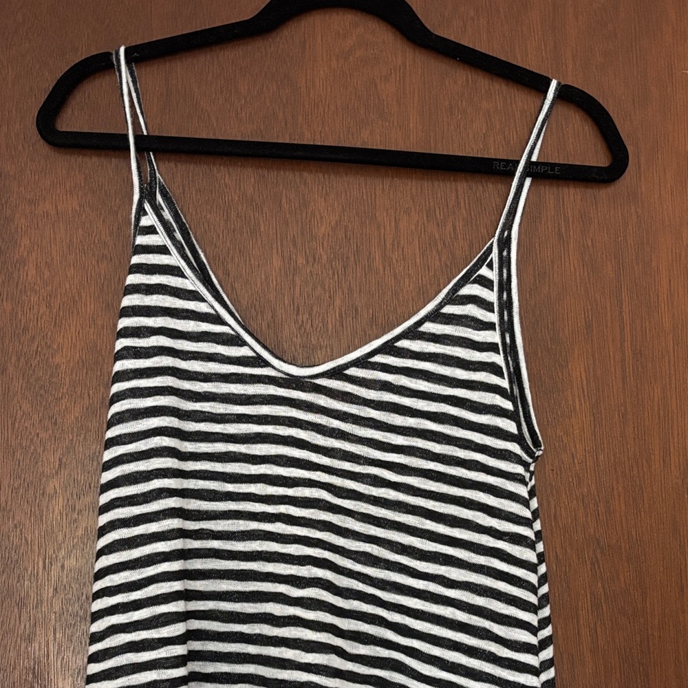 Forever 21 Black and White Striped Camisole